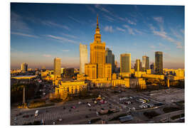 Quadro em PVC Warsaw - Poland