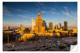 Selvklebende plakat Warsaw - Poland