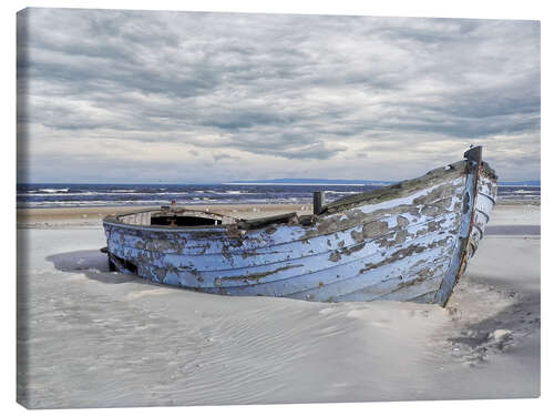 Canvas print Lost on a baltic beach