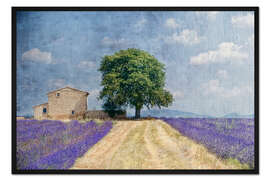 Gerahmter Kunstdruck Malerische Provence