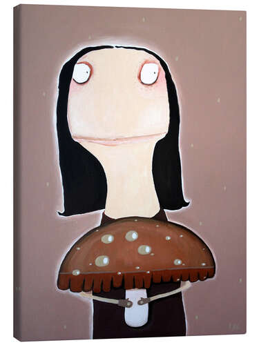 Canvas print Mushroom Girl Marei Pudellko