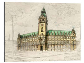 Gallery print Hamburg, Rathaus