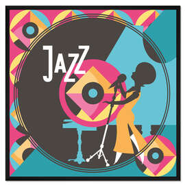 Gerahmter Kunstdruck Jazz