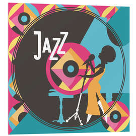 Foam board print jazz