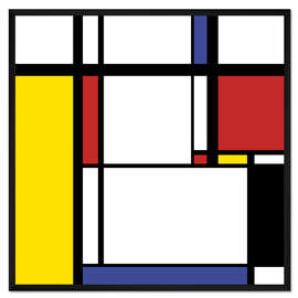 Gerahmter Kunstdruck Im Stil von Mondrian