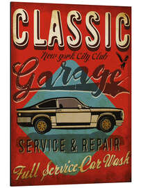 Magnettafel Klassische Garage