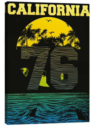 Tableau sur toile California 76