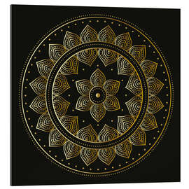 Gallery print Mandala on black