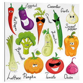 Gallery print Funny vegetables