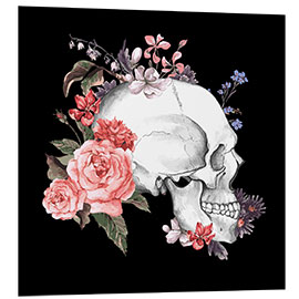 Stampa su PVC Floral skull