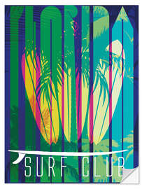 Wall sticker Surf Club Florida