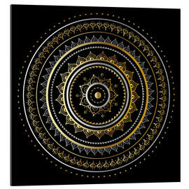 Gallery print Mandala on black