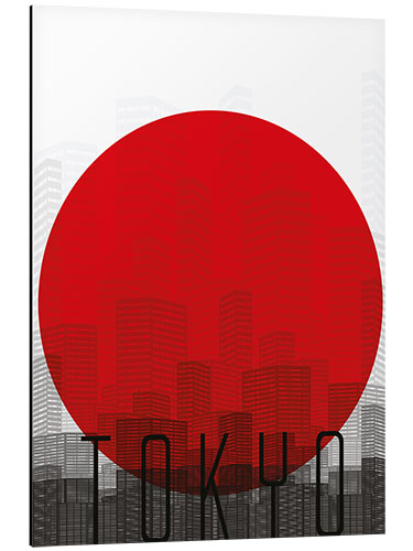 Tableau en aluminium Tokyo