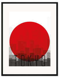 Gerahmter Kunstdruck Tokio