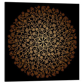 Gallery Print Mandala mit Knospen