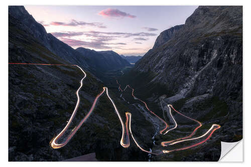 Wall sticker Trollstigen Pass Road Norway