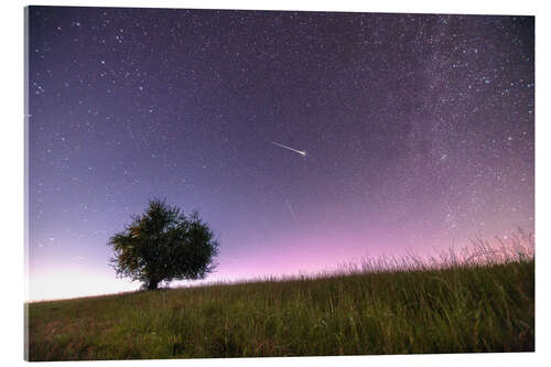 Acrylic print night sky