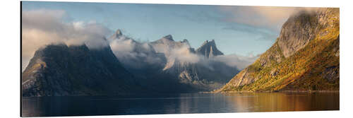 Tableau en aluminium Norwegian Fjord