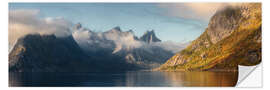 Naklejka na ścianę Norwegian Fjord