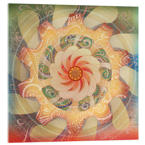 Acrylic print Solar Plexis Chakra