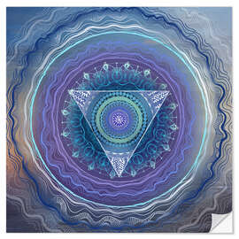 Wall sticker Third eye chakra