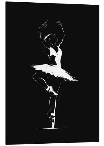 Tableau en verre acrylique Ballet n°9