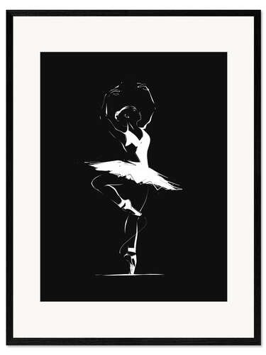 Impression artistique encadrée Ballet n°9