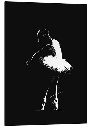 Tableau en verre acrylique Ballet n°7