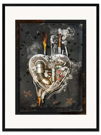 Ingelijste kunstdruk Lovesickness