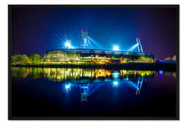 Gerahmter Kunstdruck Bremer Stadion