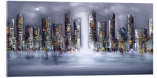 Tableau en verre acrylique City