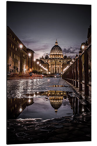 Stampa su alluminio St Peter's Basilica Rome