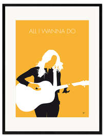 Framed art print Sheryl Crow - All I Wanna Do