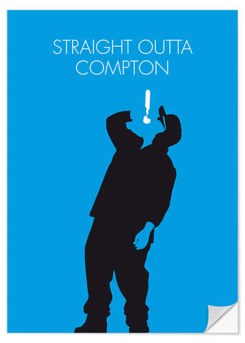 Sticker mural N.W.A. Straight Outta Compton