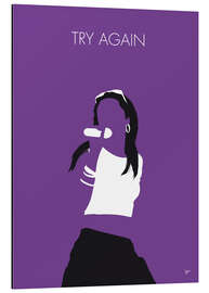 Aluminium print Aaliyah - Try Again