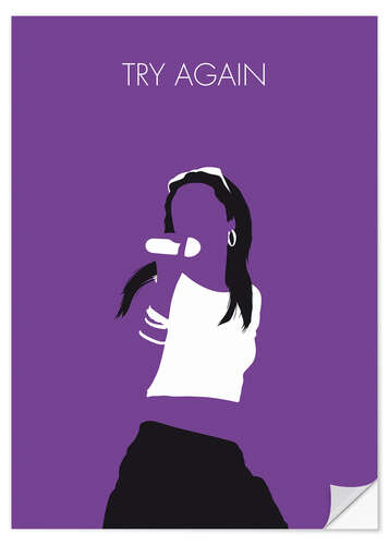 Wall sticker Aaliyah - Try Again