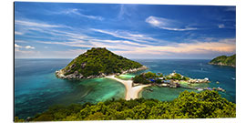 Cuadro de aluminio Koh tao, Thailand panoramic