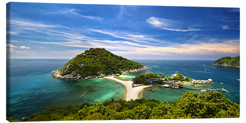 Leinwandbild Koh Tao, Thailand Panorama