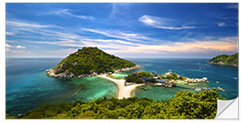 Adesivo murale Koh tao, Thailand panoramic