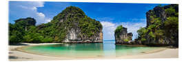 Acrylglasbild  thailand hong island beach Panoramic - Vincent Xeridat
