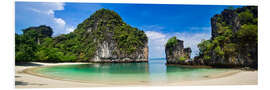 Foam board print thailand hong Iceland beach Panorama