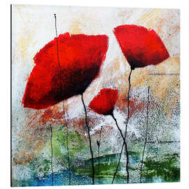 Magnettafel Mohnblumen II