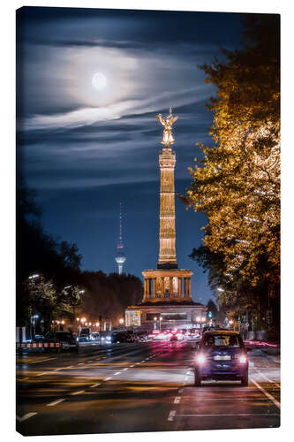 Quadro em tela Big Moon Berlin