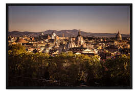 Gerahmter Kunstdruck Sonnenuntergang Rom, Italien