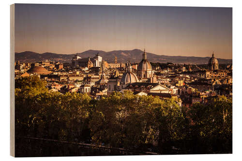 Puutaulu Sunset Rome, Italy