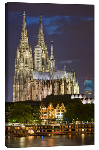 Canvas print cathedral of cologne