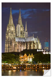 Selvklebende plakat cathedral of cologne