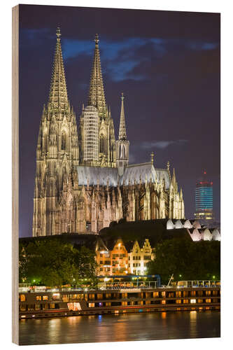 Holzbild Kölner Dom