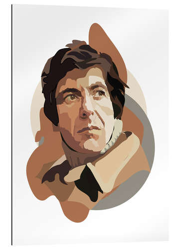 Quadro em plexi-alumínio Leonard Cohen