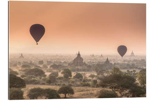 Gallery print Balloons over Bagan 